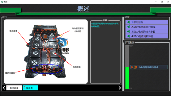 純電動(dòng)汽車(chē)高壓安全教學(xué)軟件