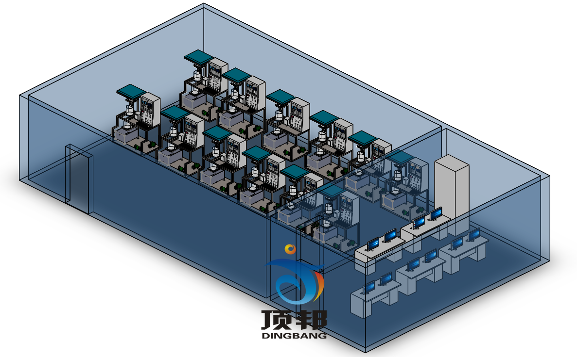 實(shí)驗(yàn)室整體三維效果圖