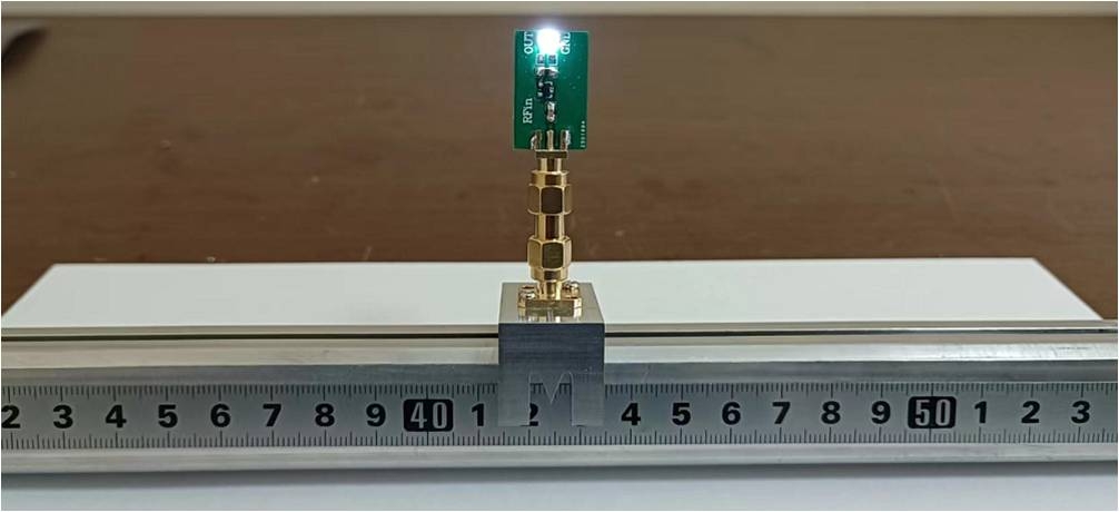 用LED測量同軸線波長